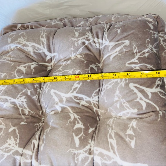 Nandog Dog Cat Pet Micro Plush Reversible Cozy Bed Light Brown New w Tags 21x20 - Picture 11 of 11